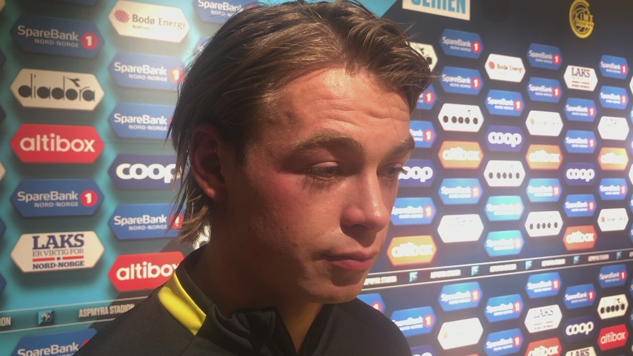 Patrick Berg etter kampen mot Stabæk